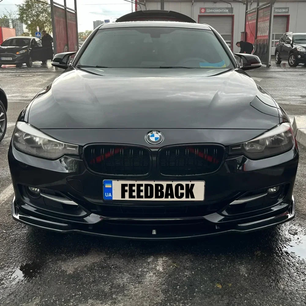 For BMW 3 Series F30 F31 2013-2019 Car Front Bumper Lip Spoiler Splitter Diffuser Body Kit Tuning ABS Canard Lip Protector Cover