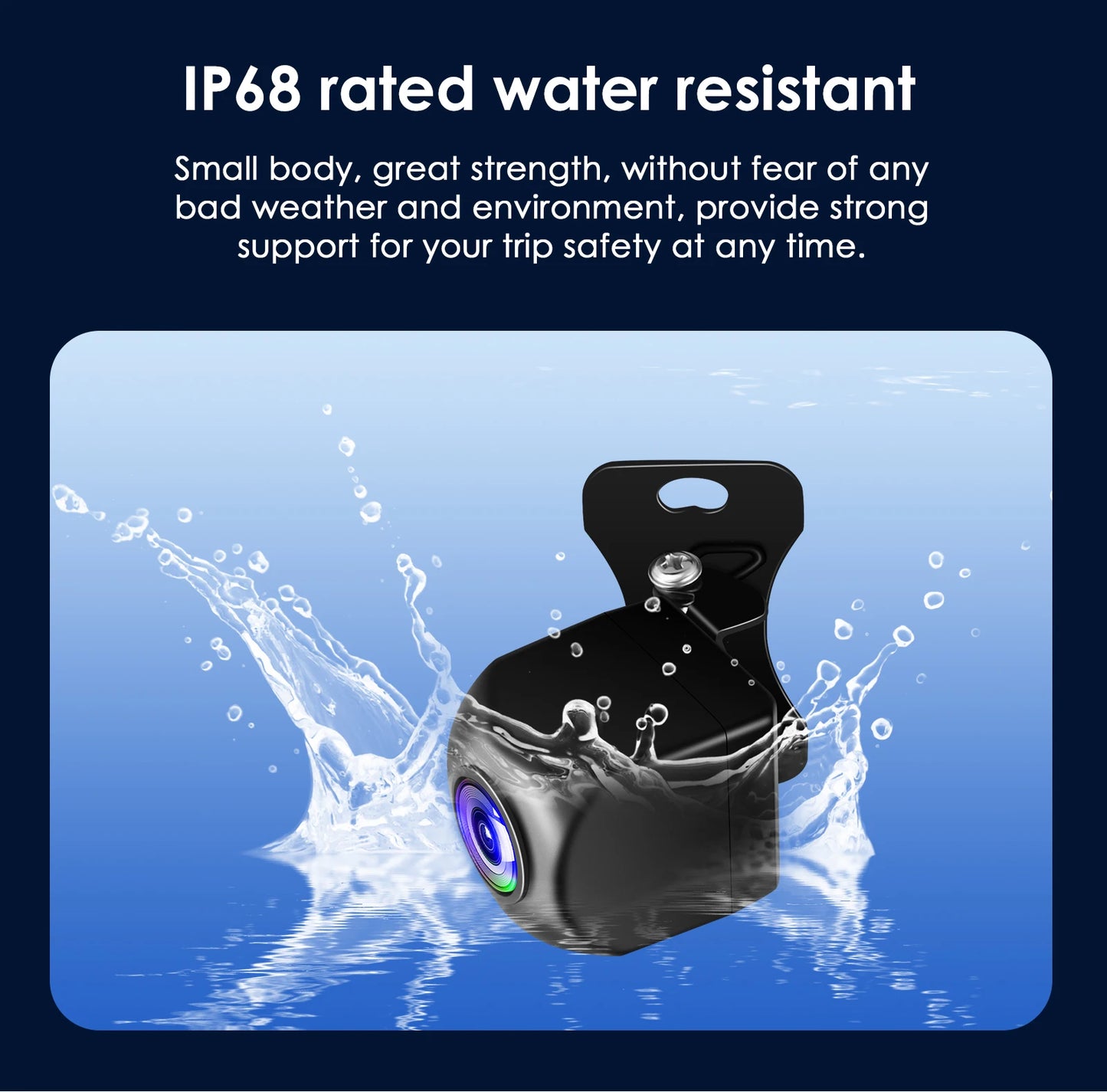 Hizpo 720P 1080P AHD Rear View Camera 140 ° 150 ° 170 ° Wide Angle Waterproof Night Vision Universal Reverse Parking Assistance