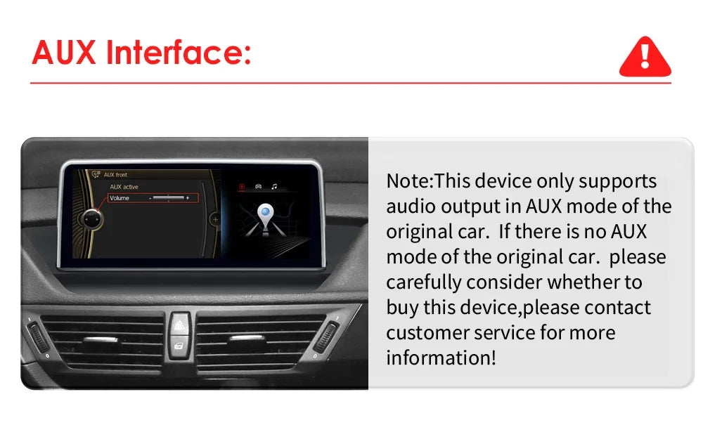 10.25" Wireless Carplay Android Car Radio Multimedia Player for BMW X3 F25 2011-2016 X4 F26 CIC NBT 2din GPS DSP BT Navi 4G QLED