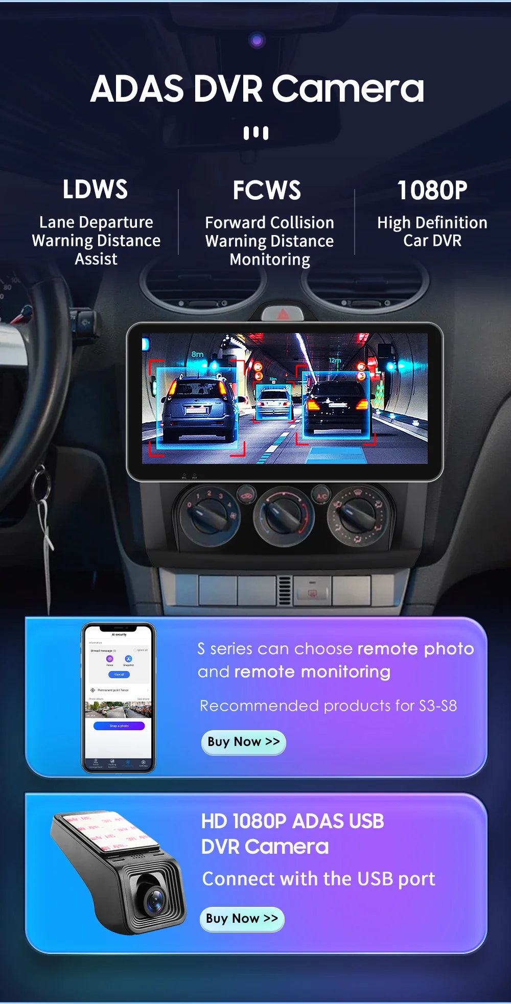 10.33" Wireless Carplay Android Auto for Ford Focus Mk2 2004-2011 Multimedia Player 2 Din Car Radio GPS Navigation BT RDS DSP 4G
