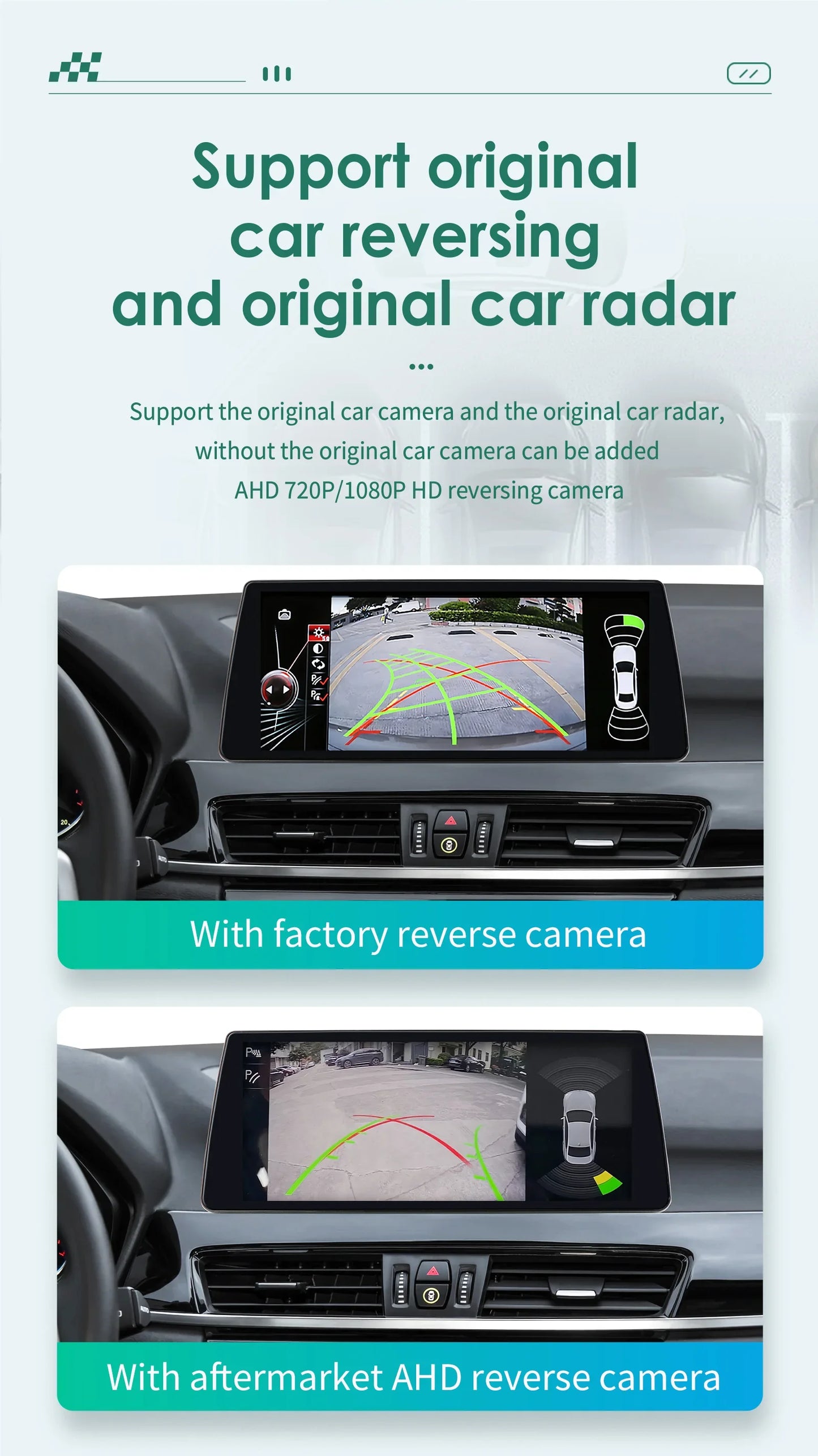 Android 13 Automotive Multimedia 2Din Wireless Carplay Android Auto for BMW X1 F48 (2016-2017)NBT Support AI Pro RDS BT WIFI GPS