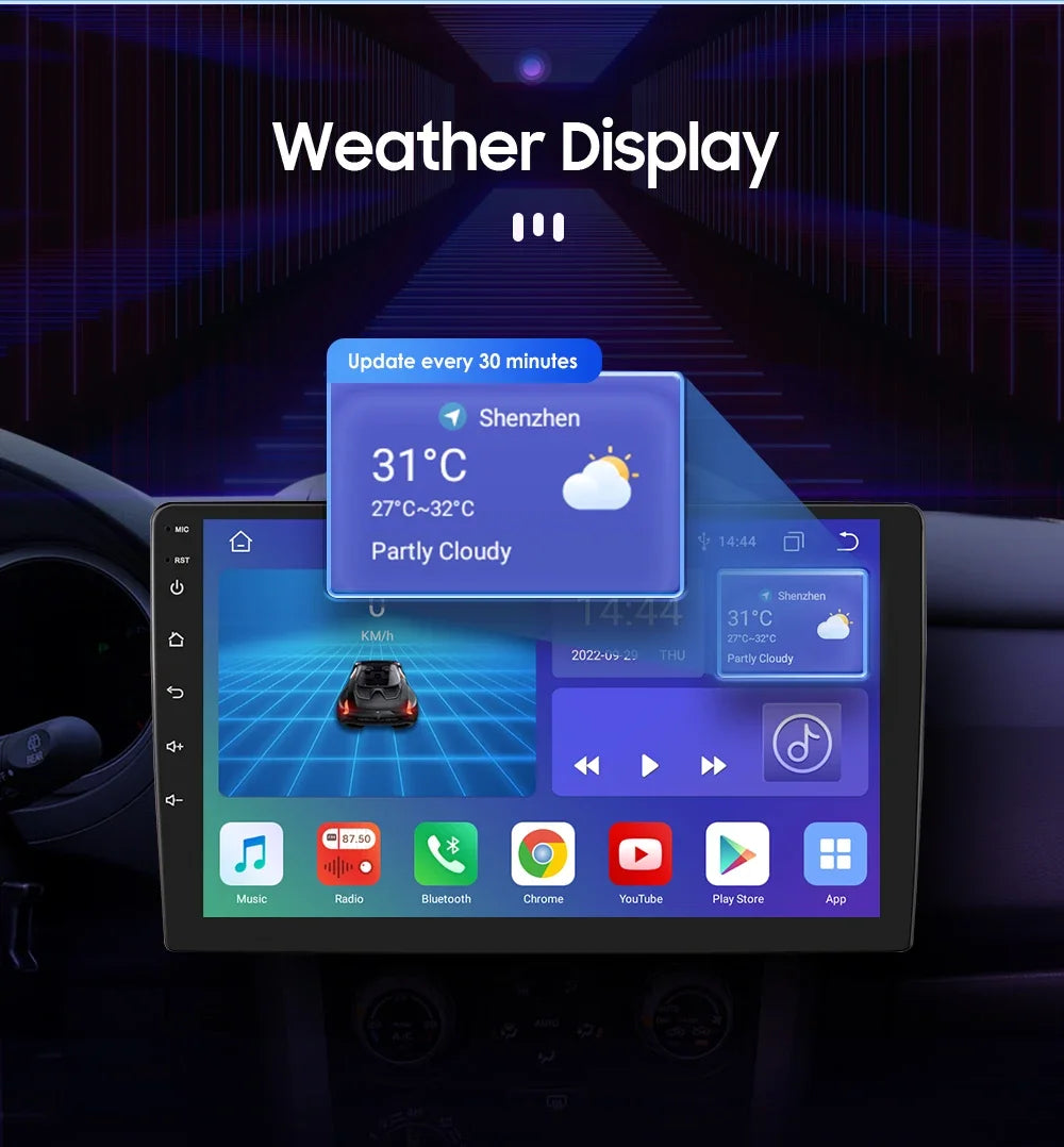8 Core Android 13 Auto Car Radio Carplay for FIAT 500 2007-2014 Multimedia Video Player Stereo GPS Navi BT SWC RDS DSP 4G NO DVD