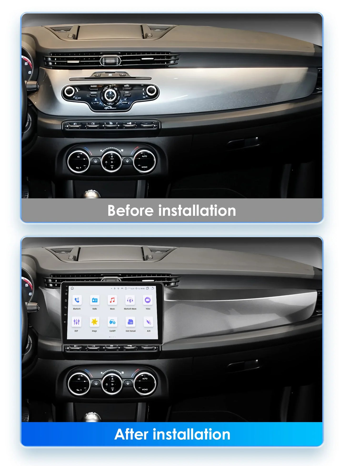Android 13 Wireless Carplay Android Auto for Alfa Romeo Giulietta 2010-2014 Car Multimedia Video Player Support DAB DVR OBD BT