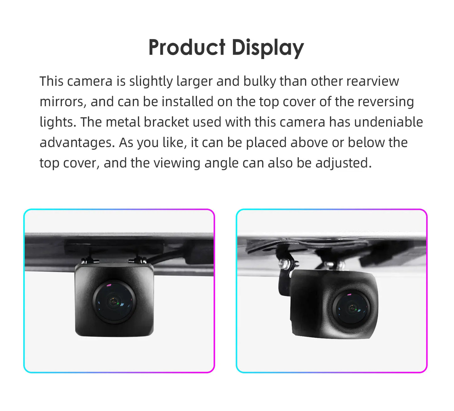Hizpo 720P 1080P AHD Rear View Camera 140 ° 150 ° 170 ° Wide Angle Waterproof Night Vision Universal Reverse Parking Assistance
