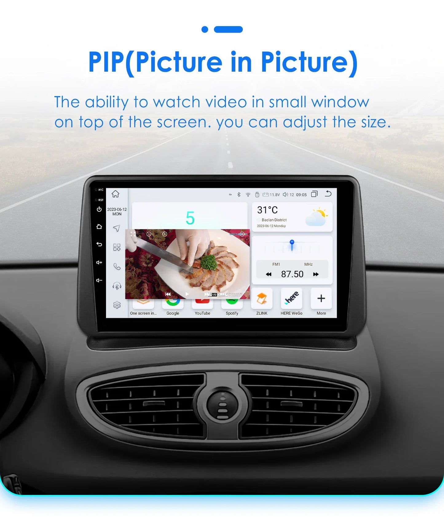 9" Wireless Carplay Radios Android Auto for Renault CLIO 3 2005 - 2014 Car Multimedia Video Player GPS Navi BT Stereo RDS 4G DSP