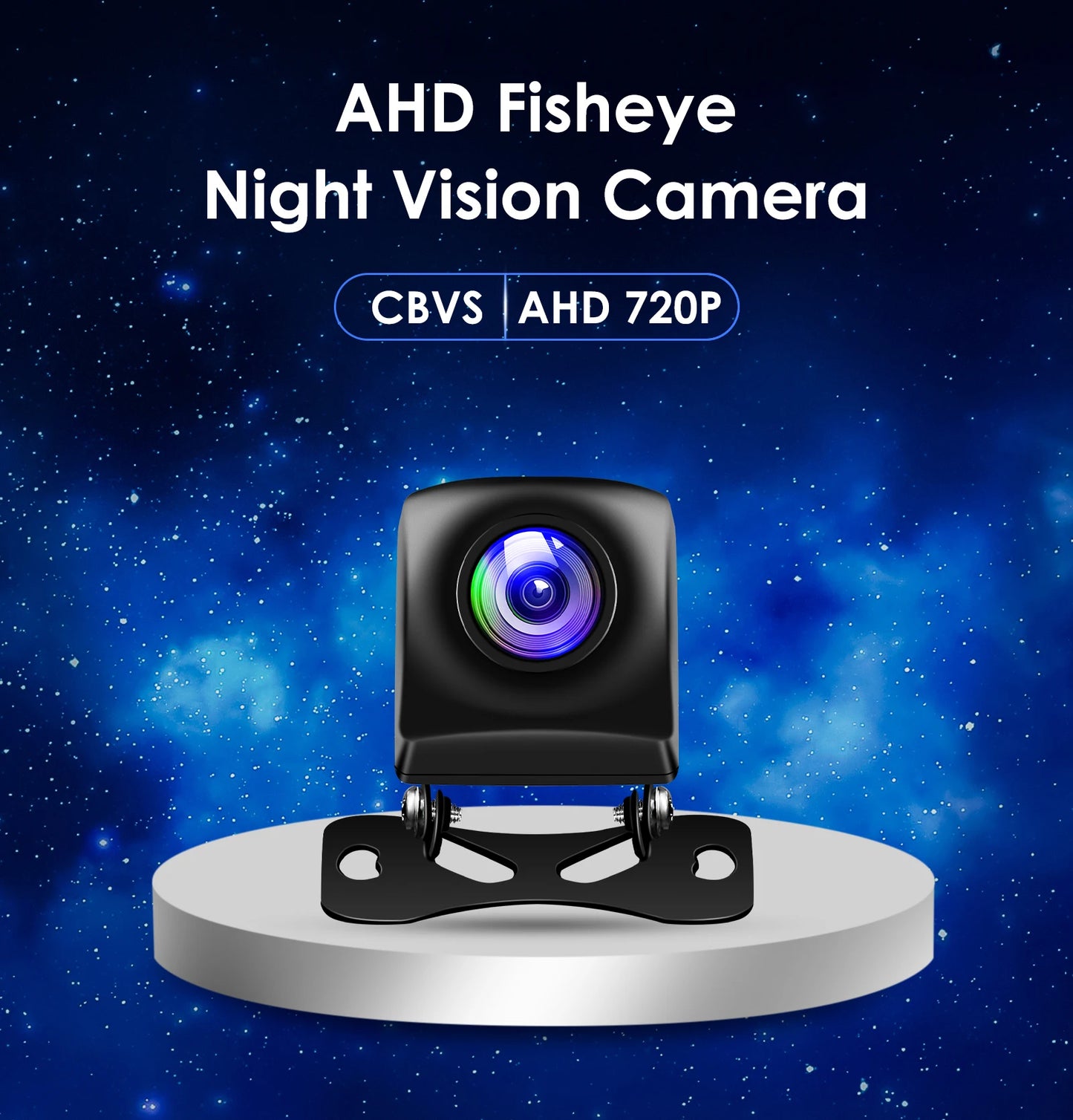 Hizpo 720P 1080P AHD Rear View Camera 140 ° 150 ° 170 ° Wide Angle Waterproof Night Vision Universal Reverse Parking Assistance