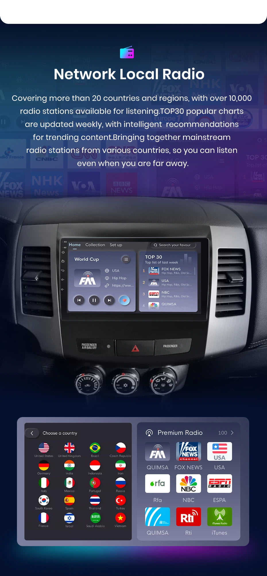Junsun AI Wireless CarPlay Android Auto Car Radio For Mitsubishi Outlander xl 2 2005 2006-2011 4G GPS Smart Intelligent Systems