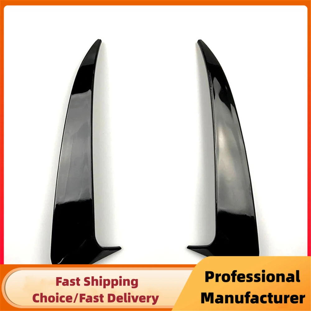 Car Rear Bumper Spoiler Side Canard Air Vent Cover For Mercedes Benz C Class W205 4 Door C180 C200 C250 C300 2010-2018