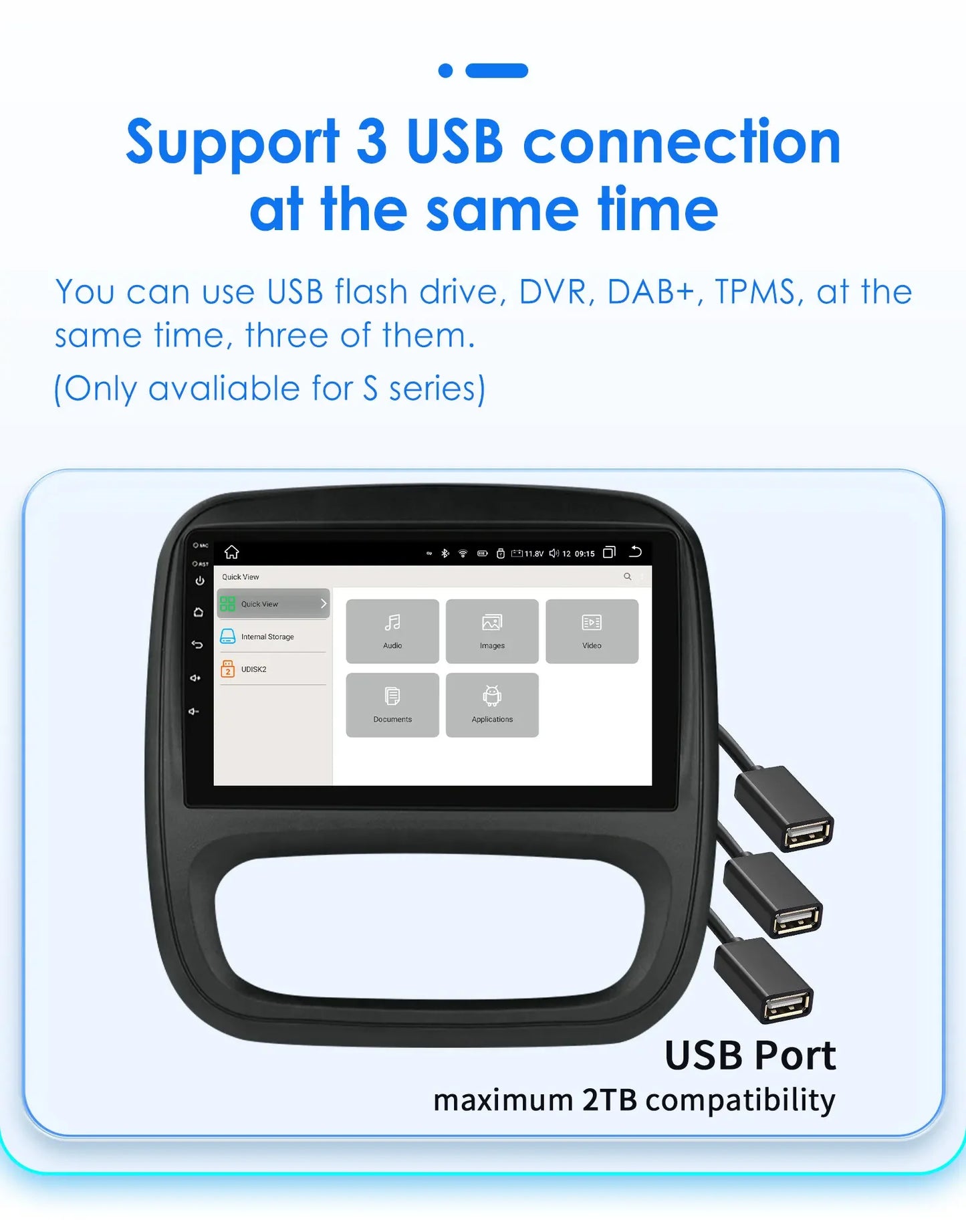 9" Wireless Carplay Android Auto Car Radio for Renault Trafic 3 Opel Vivaro B Multimedia Player GPS Navigation Stereo RDS DSP 4G
