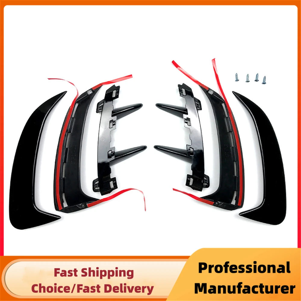 Car Rear Bumper Trim Lip Spoiler For Mercedes Benz A Class W177 A180 A200 A220 AMG Hatchback 2018 2019 2020-2023