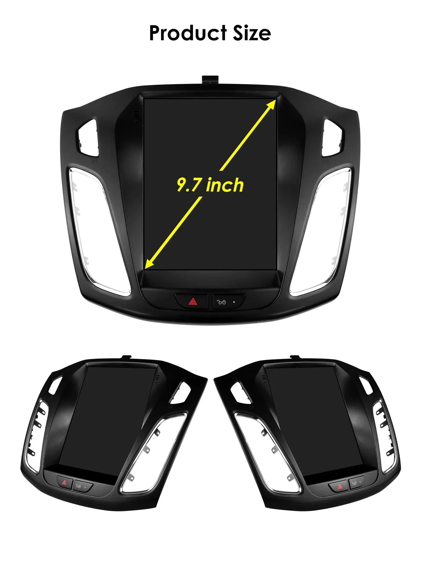 Android 13 Wireless Carplay GPS Stereo for Ford Focus 3 MK 3 2011-2019 2 Din 9.7" Car Radio Multimedia Player 4G Touch Screen BT