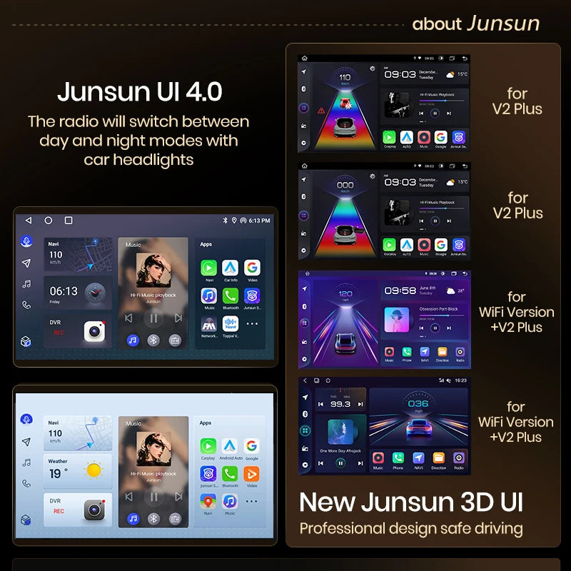Junsun Android wireless CarPlay Auto Car Radio For Volkswagen Passat B6 B7 CC 2010-2015 Intelligent Systems DSP GPS FM BT SWC