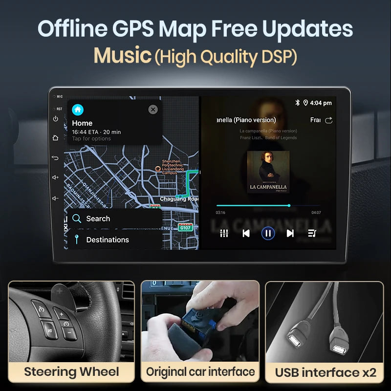 Junsun Android wireless CarPlay Auto Car Radio For Volkswagen Passat B6 B7 CC 2010-2015 Intelligent Systems DSP GPS FM BT SWC