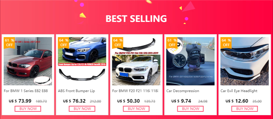 For BMW F20 F21 116i 118i 120i Car Front Bumper Lip Body Kit Spoiler Splitter PP Bumper Canard Lip Splitter 1 Series 2011-2019