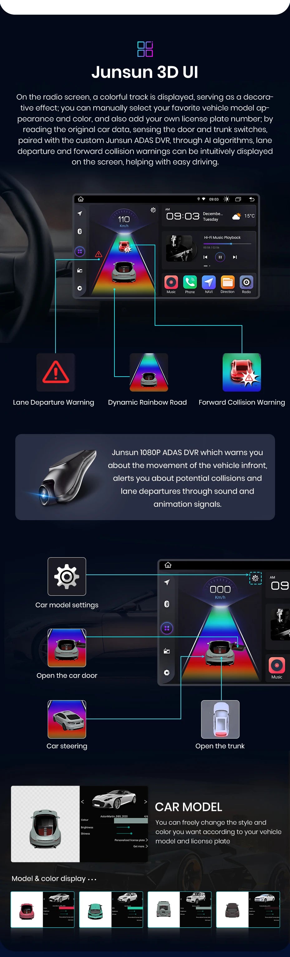 Junsun AI Wireless CarPlay Android Auto Car Radio For Mitsubishi Outlander xl 2 2005 2006-2011 4G GPS Smart Intelligent Systems