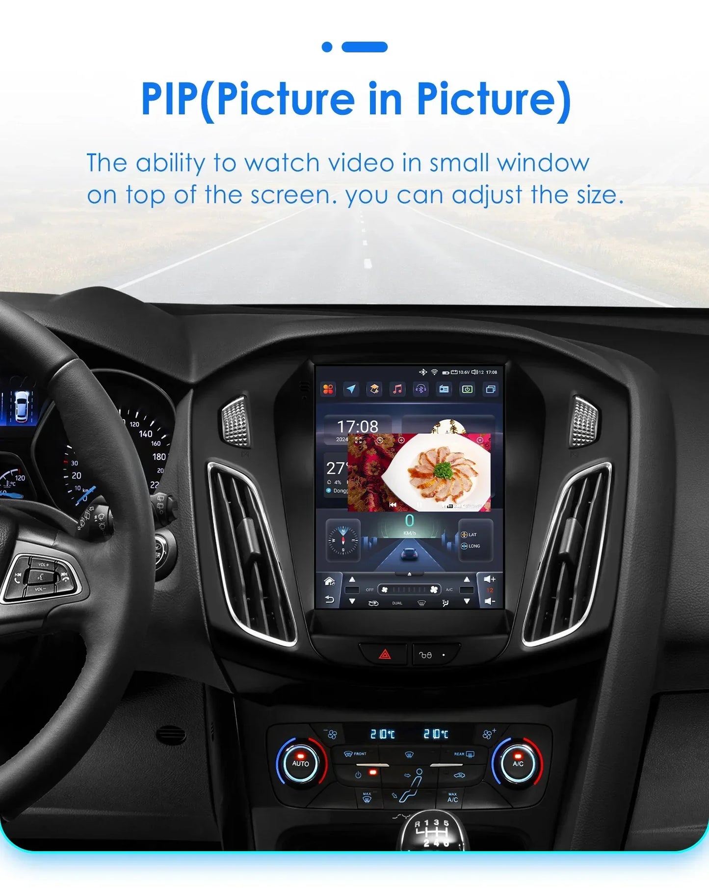 Android 13 Wireless Carplay GPS Stereo for Ford Focus 3 MK 3 2011-2019 2 Din 9.7" Car Radio Multimedia Player 4G Touch Screen BT