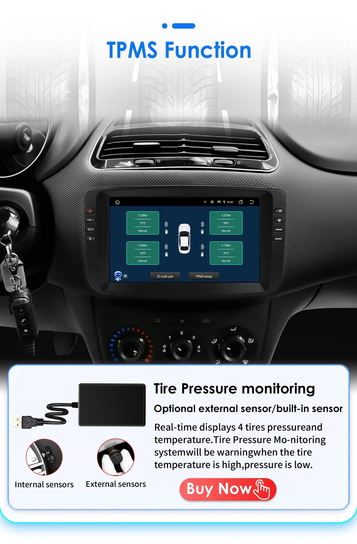 9" Car Multimedia Player 2Din Stereo for Fiat Linea Punto EVO 2012-2015 Android 13 with Wifi Bluetooth GPS Navi Radio Player 4G