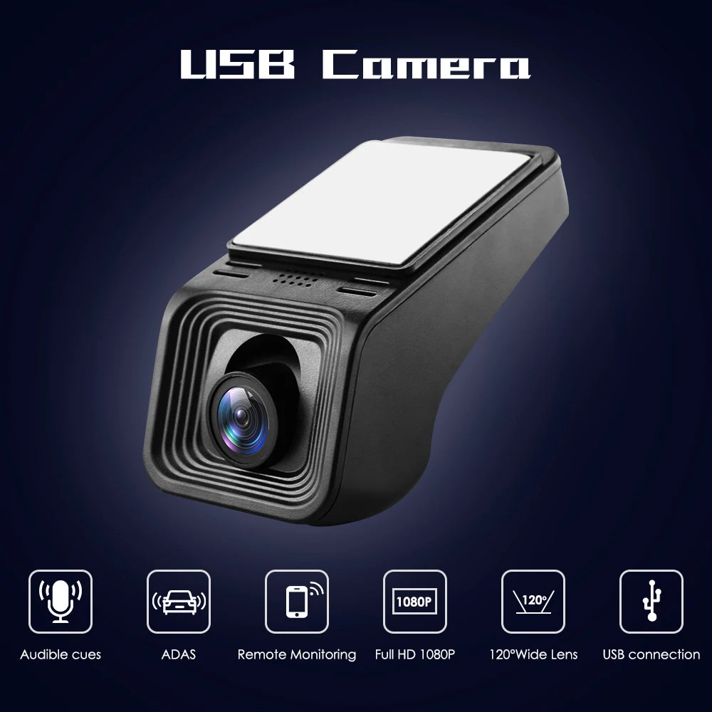 AHD Car DVR Digital Video Recorder Front USB Camera CMOS for Android Car GPS Multimedia Players Stereo