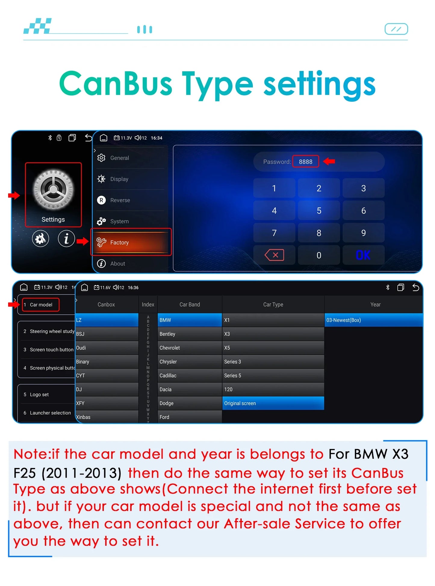 10.25" Wireless Carplay Android Car Radio Multimedia Player for BMW X3 F25 2011-2016 X4 F26 CIC NBT 2din GPS DSP BT Navi 4G QLED