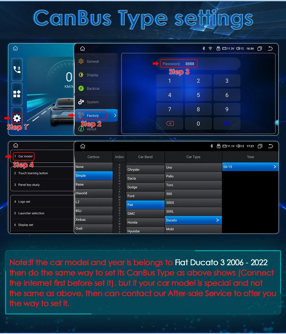 10.33" Car Intelligent System Android for Fiat Ducato 3 Citroen Jumper Peugeot Boxer 2 2006-2022 Radio Multimedia GPS Carplay 4G