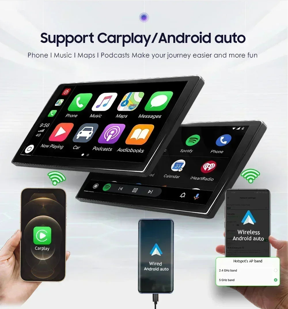 8 Core Android 13 Auto Car Radio Carplay for FIAT 500 2007-2014 Multimedia Video Player Stereo GPS Navi BT SWC RDS DSP 4G NO DVD