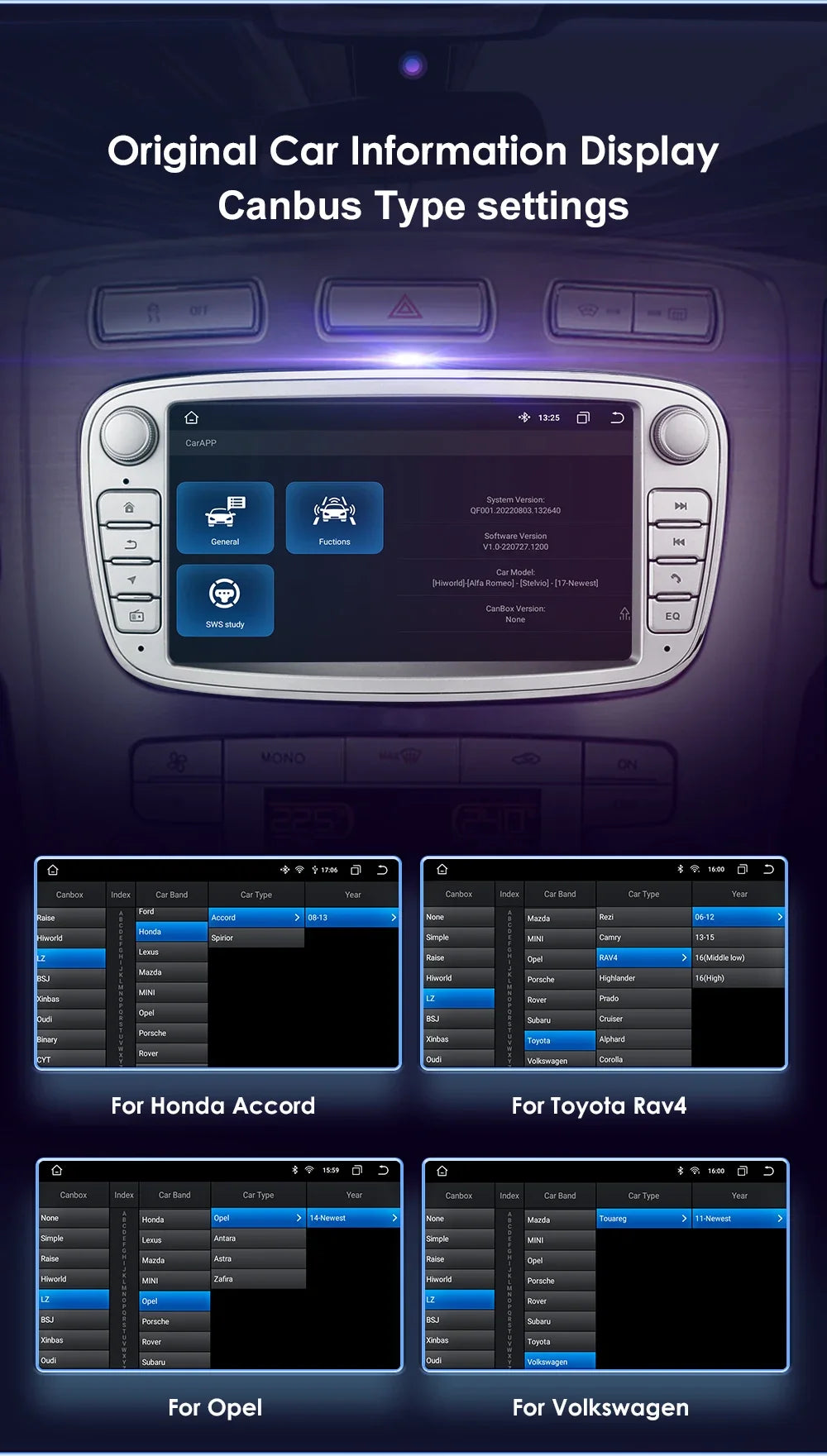8G 128G 2 Din Carplay Android 13 for Ford Focus Mondeo Kuga C-MAX S-MAX Galaxy Car Radio Multimedia Player Audio Stereo GPS RDS