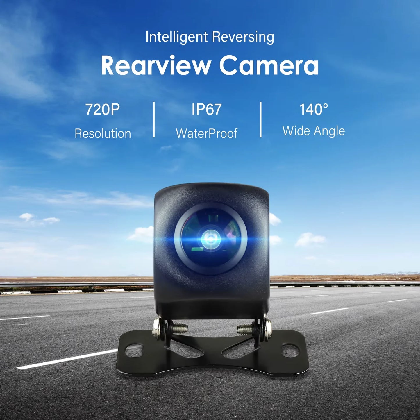 Hizpo 720P 1080P AHD Rear View Camera 140 ° 150 ° 170 ° Wide Angle Waterproof Night Vision Universal Reverse Parking Assistance