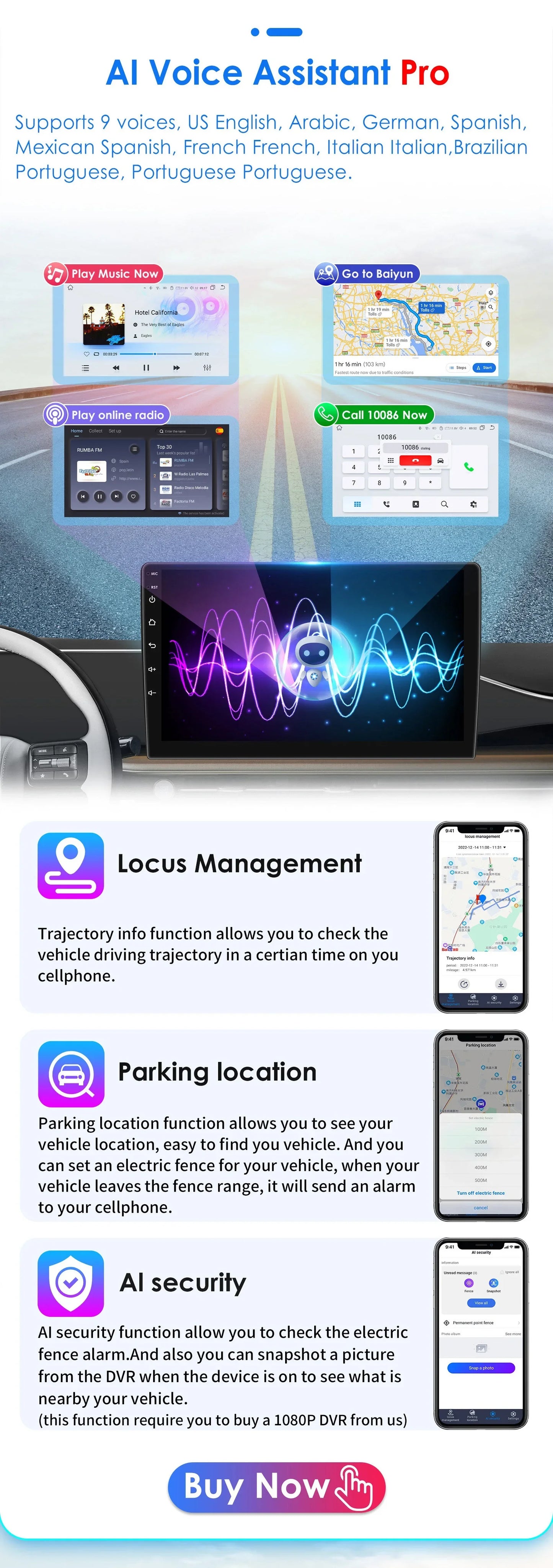 2din Carplay Android Car Radio Multimedia Player for Ford Mondeo Fiesta S-max Focus Galaxy Transit Fusion Connect Kuga GPS NOCAN