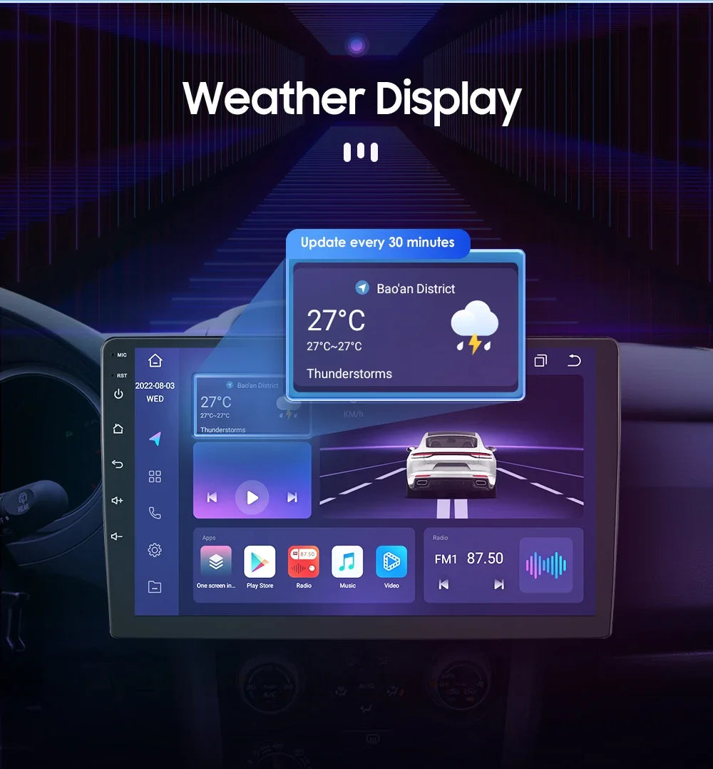 2 Din Carplay Android 14 for Volkswagen VW T5 Passat B6 Golf 6 5 Caddy Polo Touran Jetta Car Radio GPS Multimedia Player RDS BT