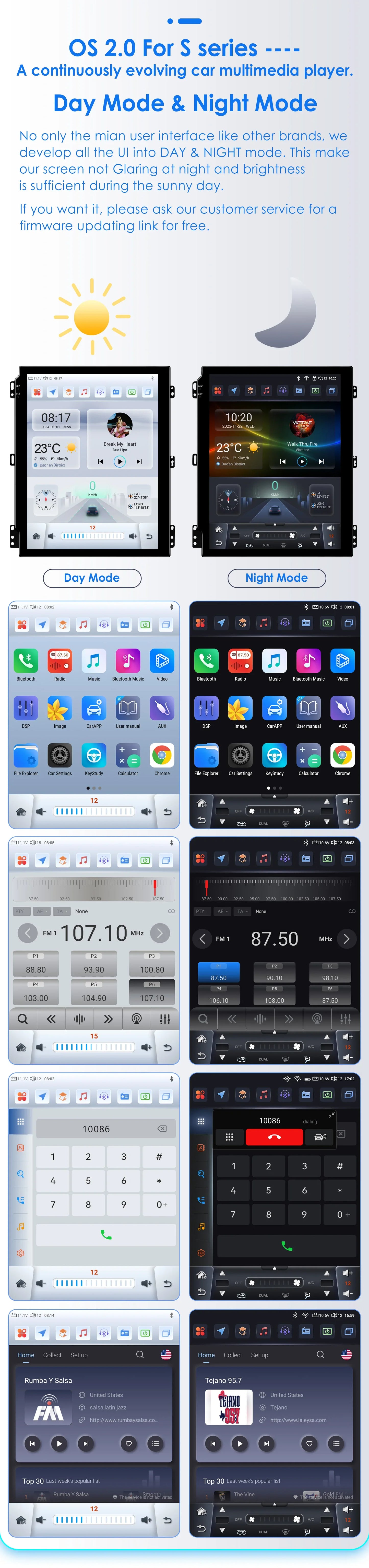 9.7" Android 13 Wireless Carplay for Subaru Outback Impreza Legacy 2009-2014 GPS Stereo Car Radio Multimedia Player 4G BT 2 Din