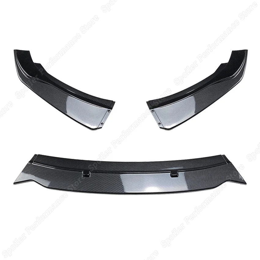 For BMW F20 F21 116i 118i 120i Car Front Bumper Lip Body Kit Spoiler Splitter PP Bumper Canard Lip Splitter 1 Series 2011-2019