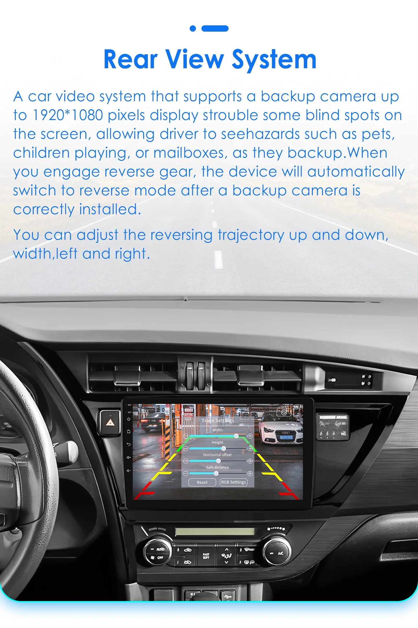 10.1" Android 14 Radio Car Multimedia 2 Din Wireless Carplay Android Auto for Toyota Corolla Auris 2013-2016 (Left Hand Driving)