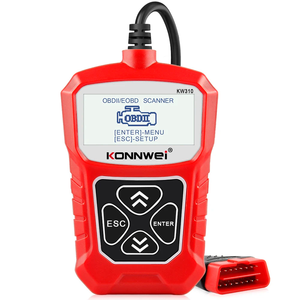 KONNWEI KW310 Obd2 Scanner for Auto Obd 2 Car Diagnostic Tool 2024 Automotive Scanner Car Tools odb2 PK Elm327