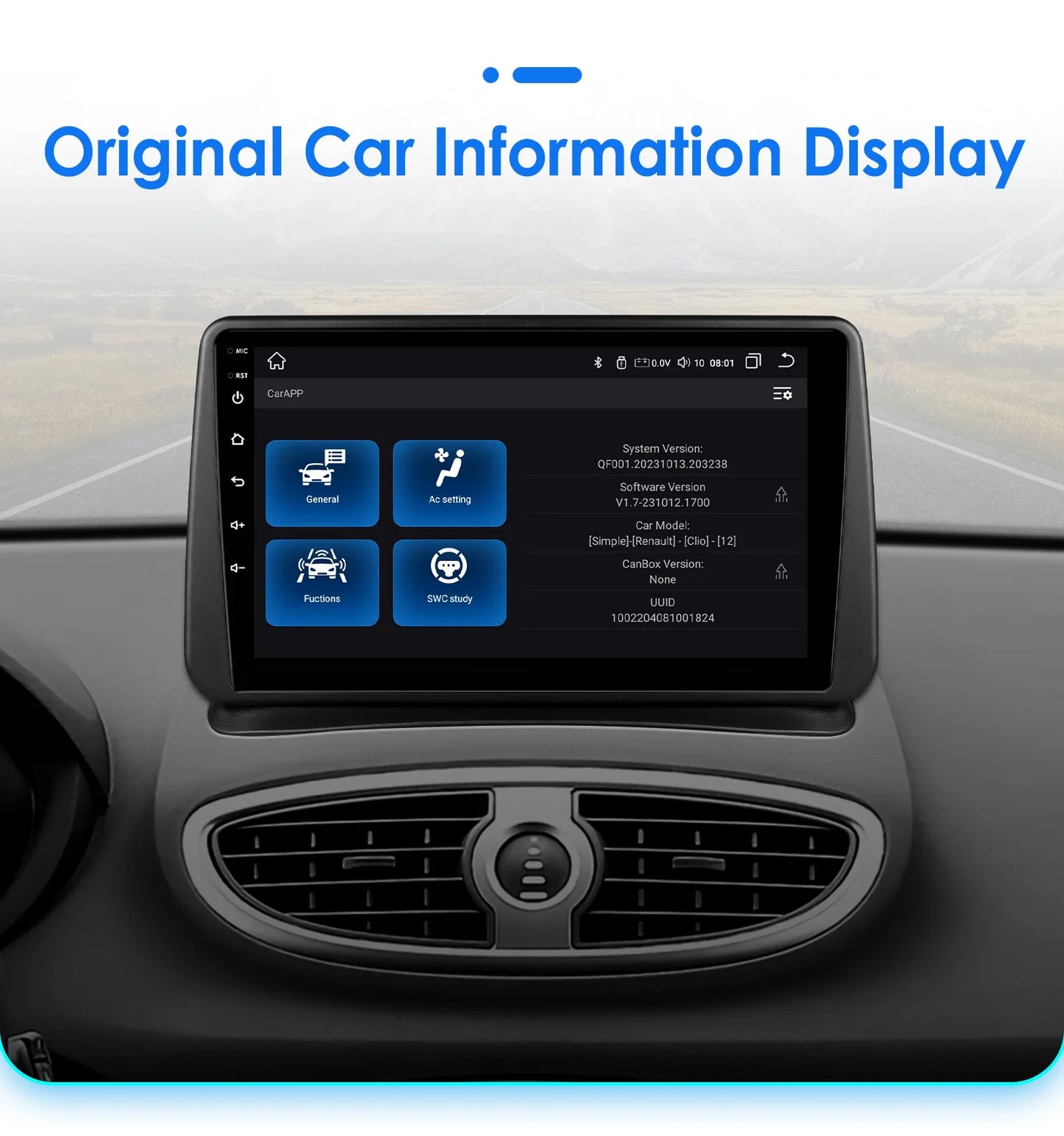 9" Wireless Carplay Radios Android Auto for Renault CLIO 3 2005 - 2014 Car Multimedia Video Player GPS Navi BT Stereo RDS 4G DSP