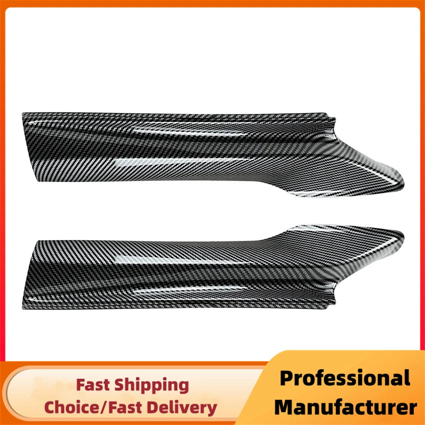 Front Bumper Lip Splitter Spoiler For BMW F10 F11 M Sport 5 Series 520i 530i 2011-2017 1Pair Diffuser Body Kits Tuning