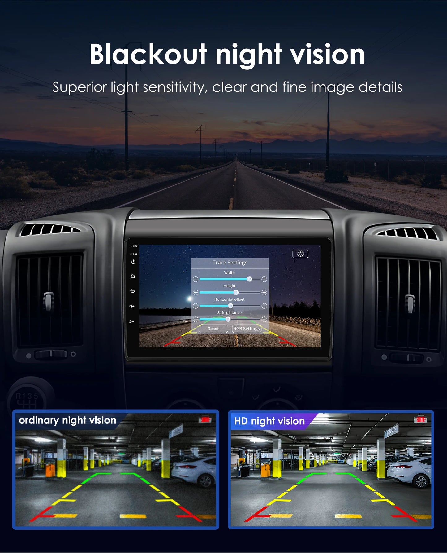 Hizpo 720P 1080P AHD Rear View Camera 140 ° 150 ° 170 ° Wide Angle Waterproof Night Vision Universal Reverse Parking Assistance