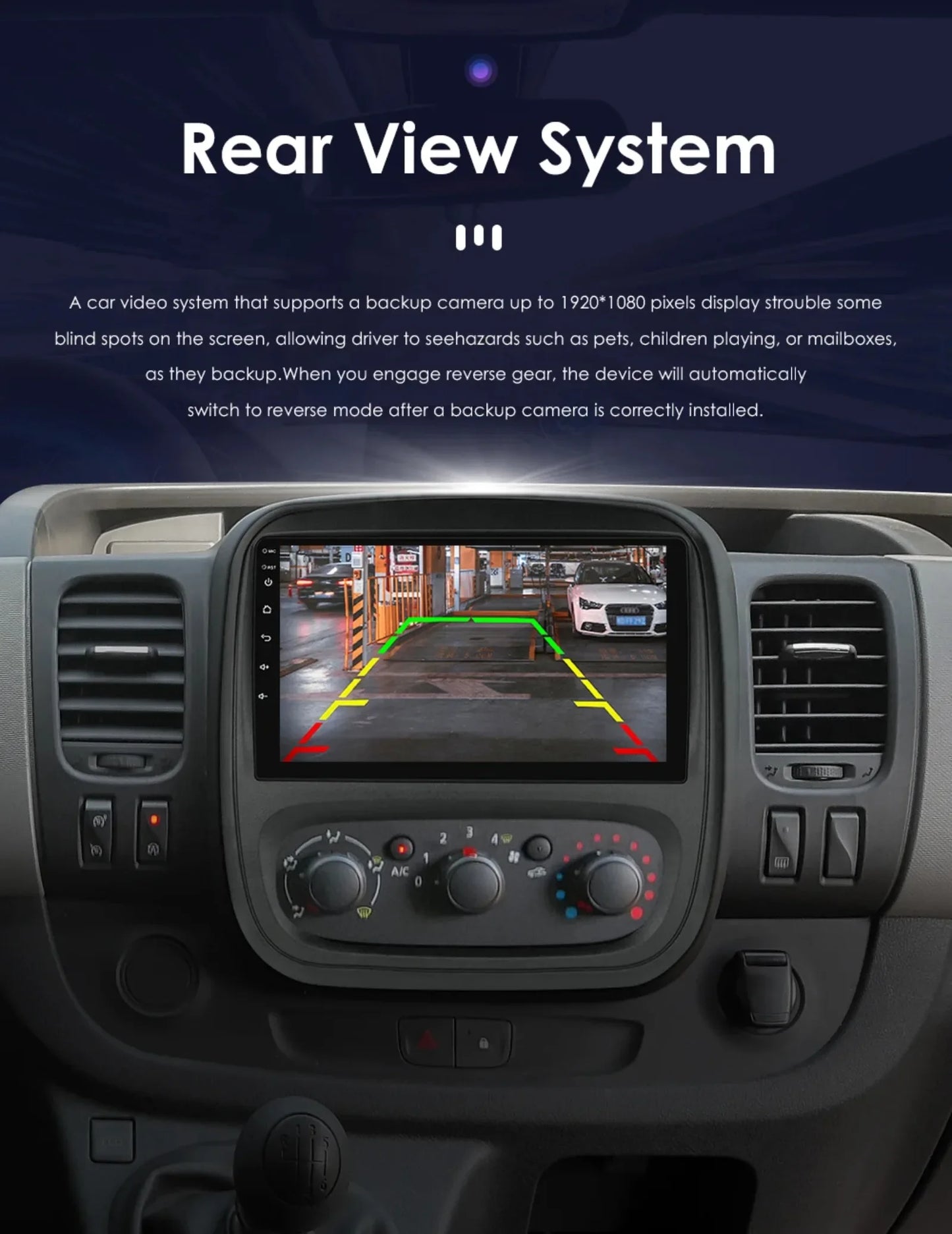 9" Wireless Carplay Android Auto Car Radio for Renault Trafic 3 Opel Vivaro B Multimedia Player GPS Navigation Stereo RDS DSP 4G
