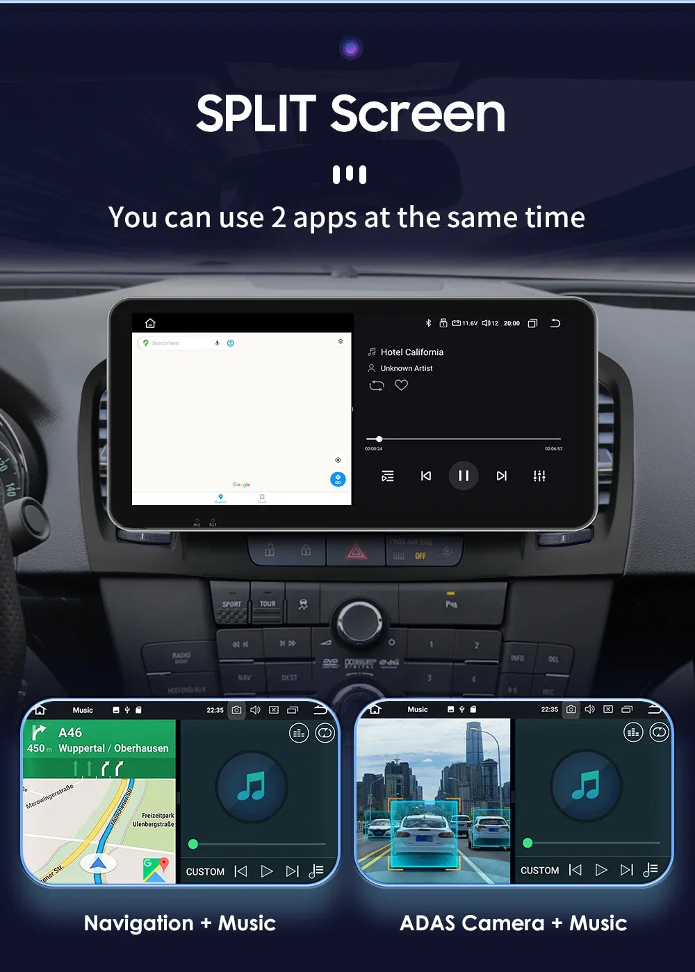 10.33" 2 Din Android 13 Car Radio Multimedia Video Player for Buick Regal Opel Insignia 2009 -2013 Navigation GPS Carplay Screen