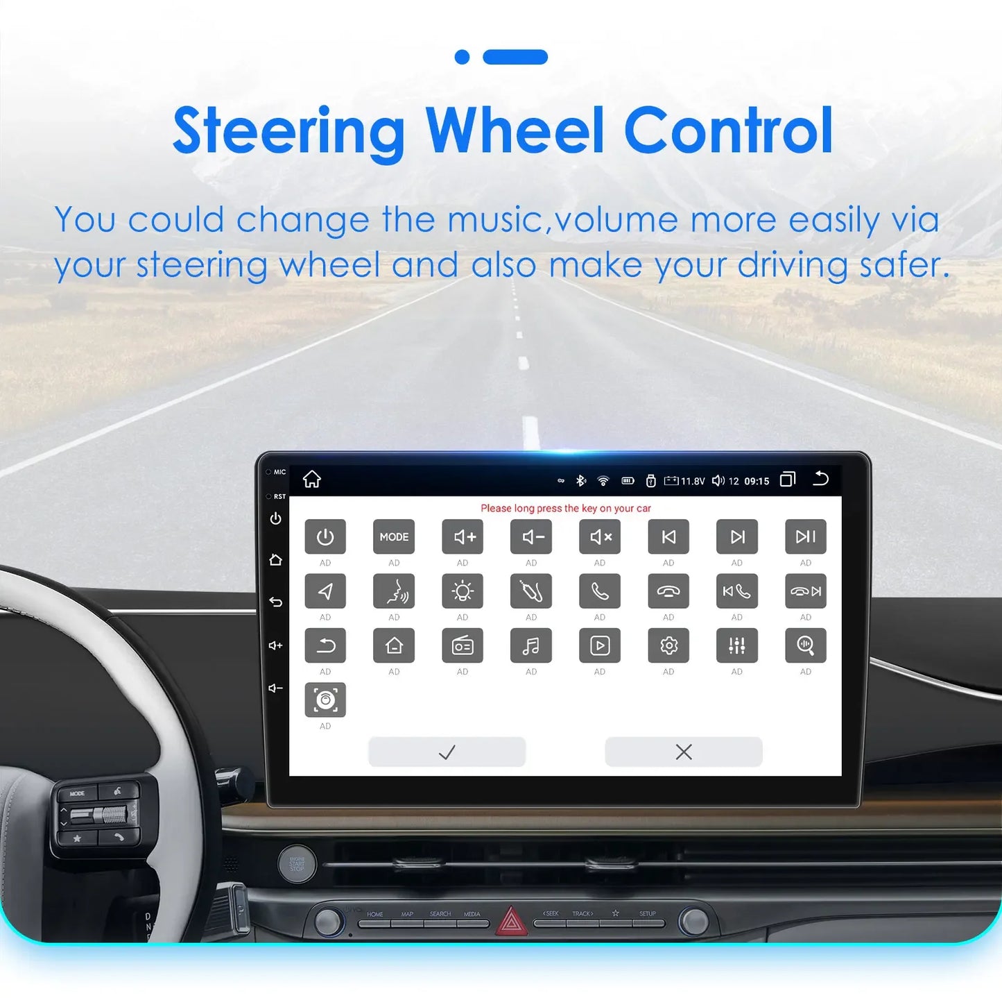 2din Carplay Android Car Radio Multimedia Player for Ford Mondeo Fiesta S-max Focus Galaxy Transit Fusion Connect Kuga GPS NOCAN