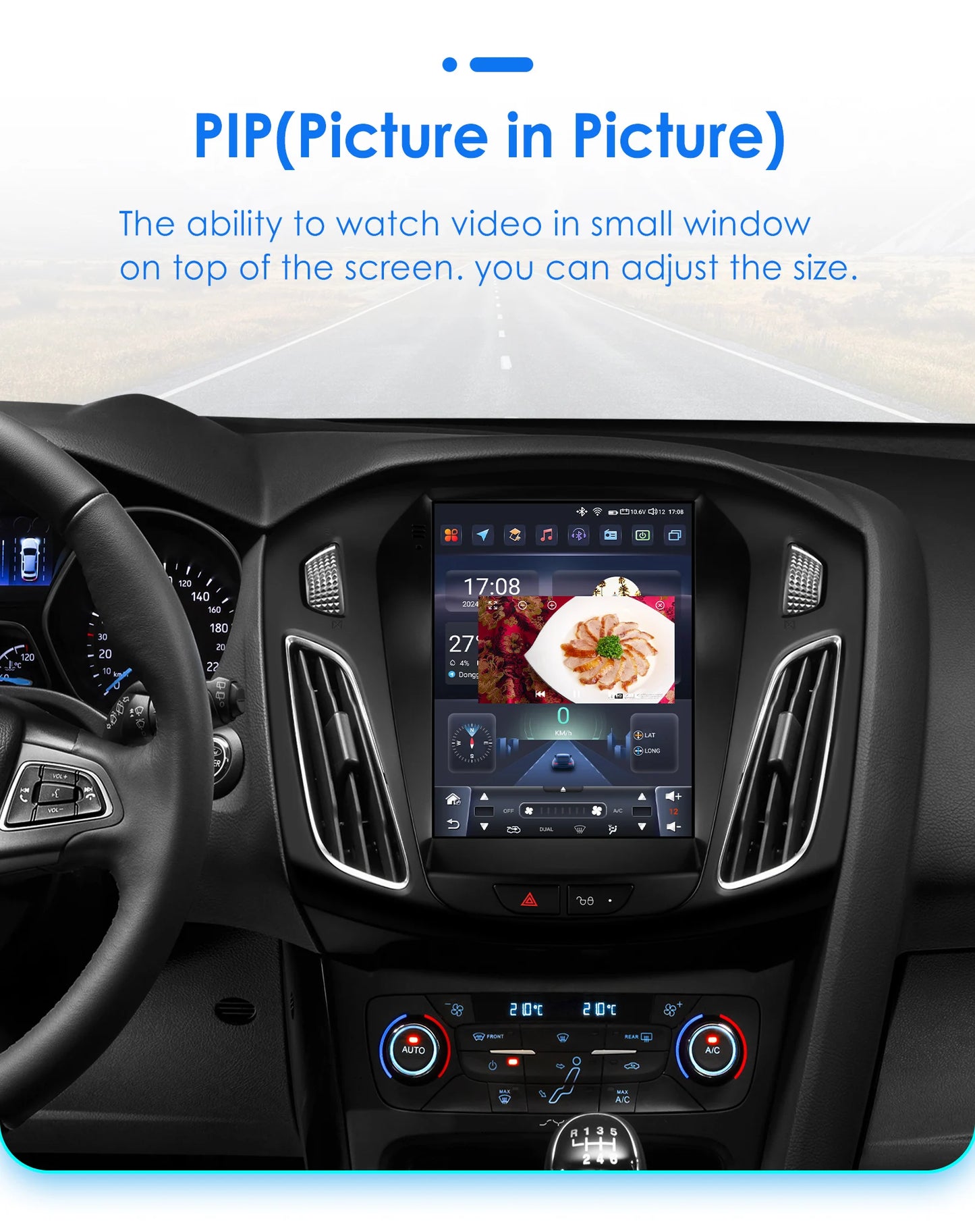 Android 13 Radio Car Multimedia 2Din Wireless Carplay Android Auto for Ford Focus 3 Mk 3 2011-2019 Support OBD DAB RDS BT GPS 4G