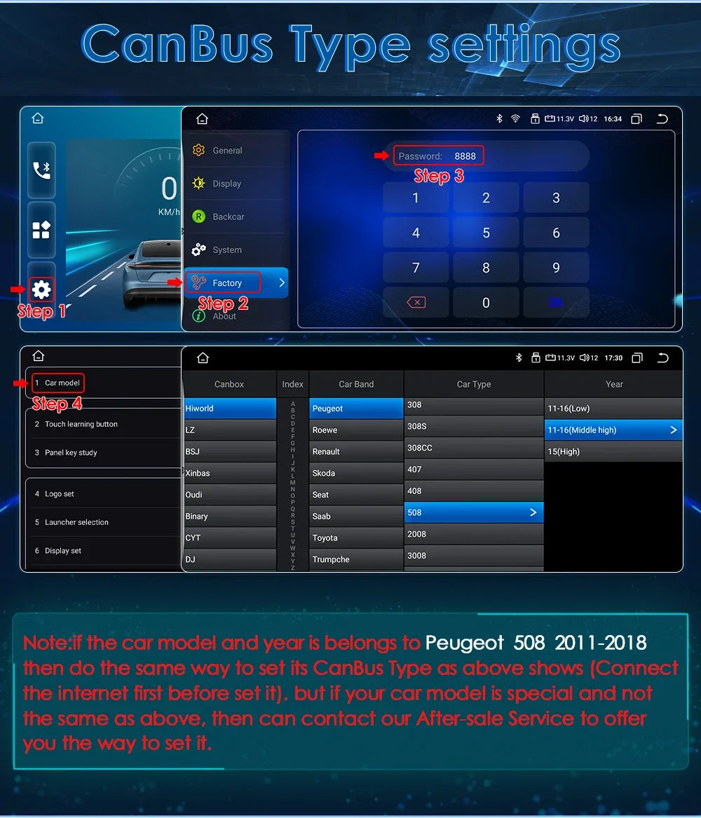 8G+128G for Peugeot 508 508SW 2011 - 2018 10.33'' Andorid 13 Auto Radio 2 Din Car Multimedia Player Carplay Screen GPS BT No DVD
