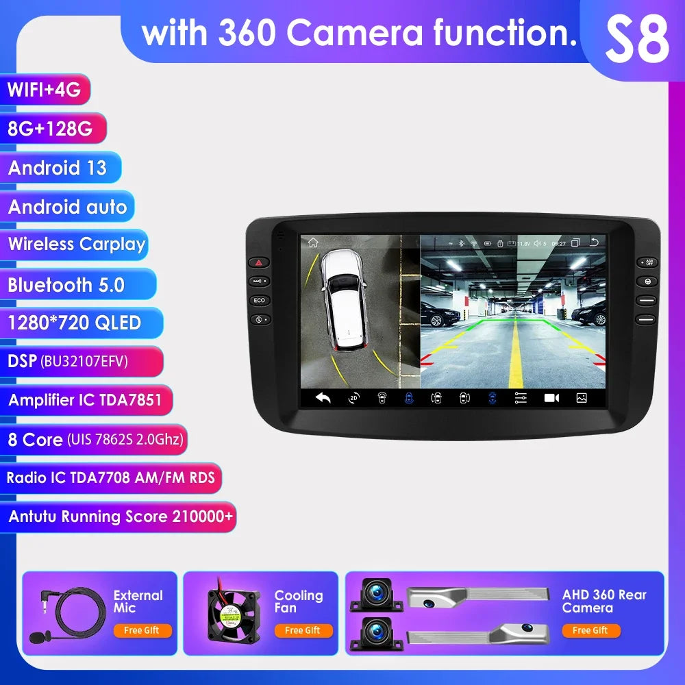 9" Car Multimedia Player 2Din Stereo for Fiat Linea Punto EVO 2012-2015 Android 13 with Wifi Bluetooth GPS Navi Radio Player 4G