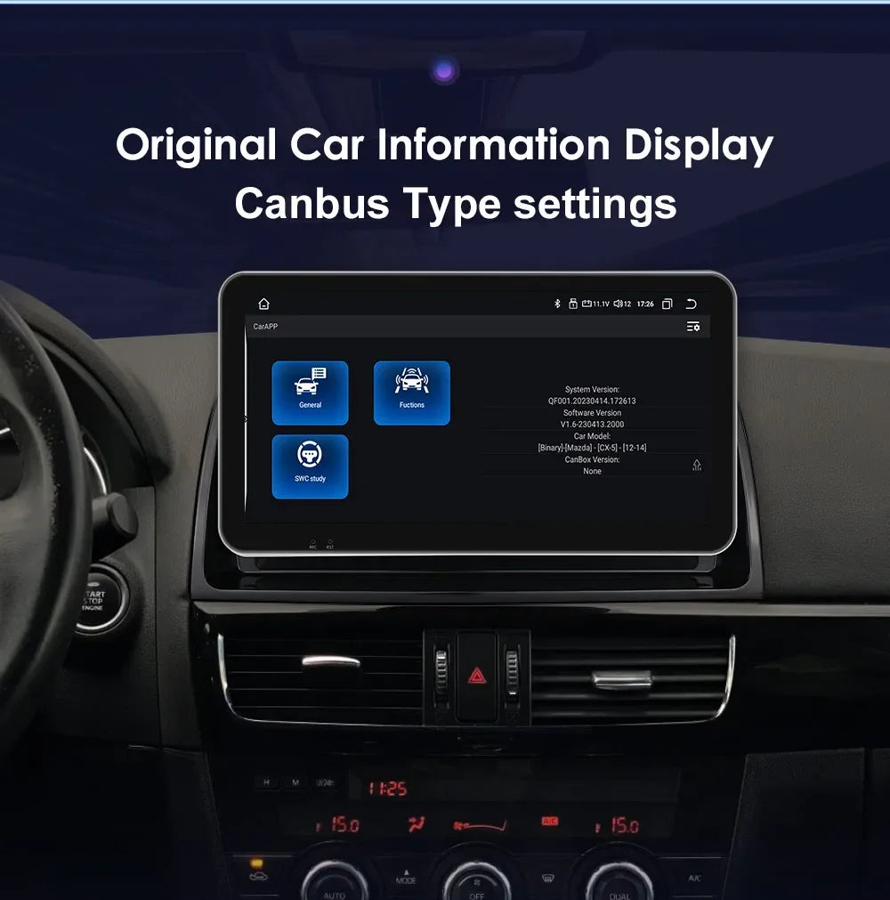 10.33'' Android 13 Car Multimedia Player for Mazda CX5 CX-5 2012-2015 Carplay 2 Din Autoradio GPS Navigation BT RDS 4G Head Unit