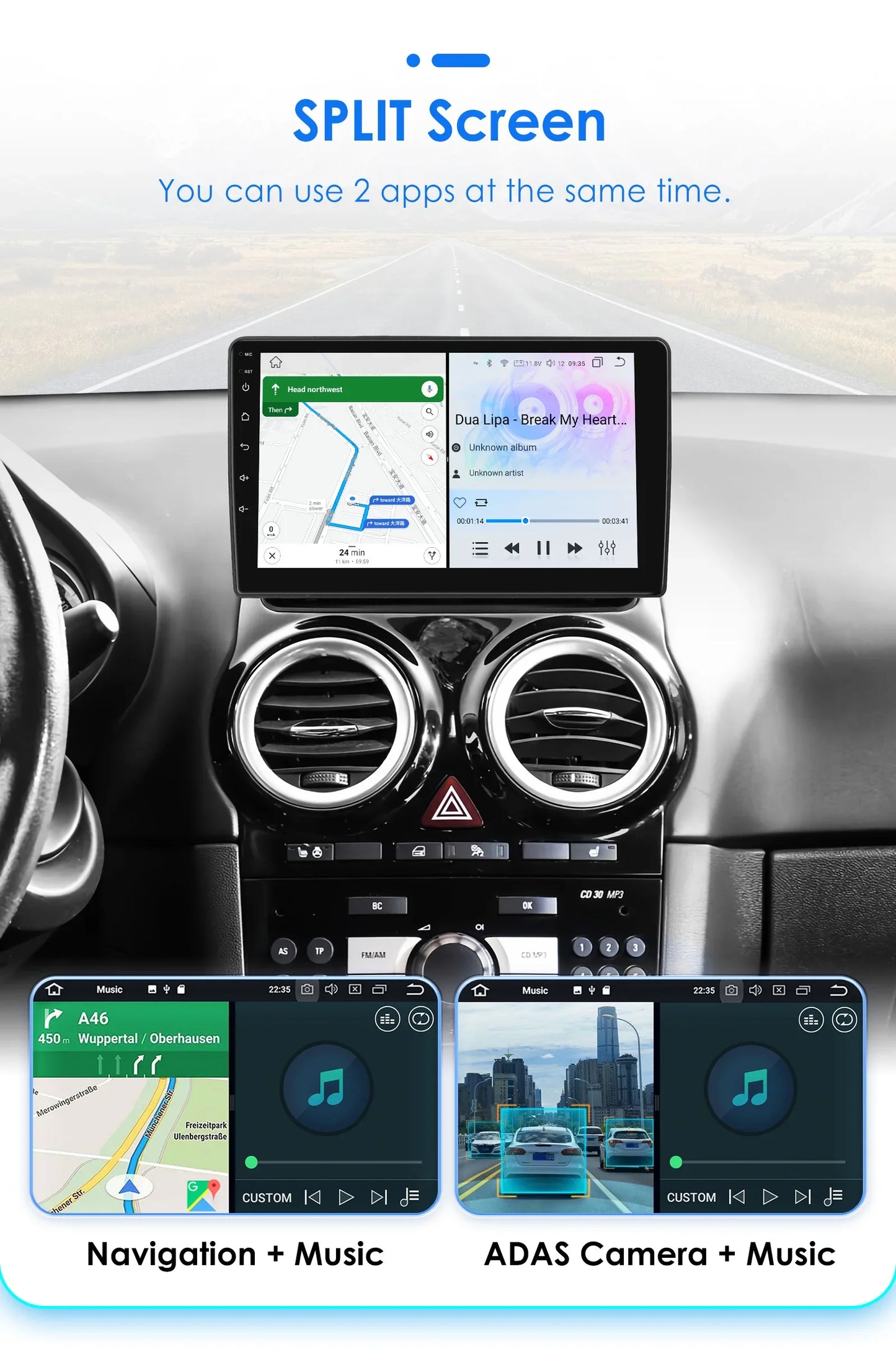 Android 13 Wireless Carplay Auto Car Multimedia Player Car Radio Player Stereo for OPEL CORSA D 2007 2008 2009 2010 2011 2012