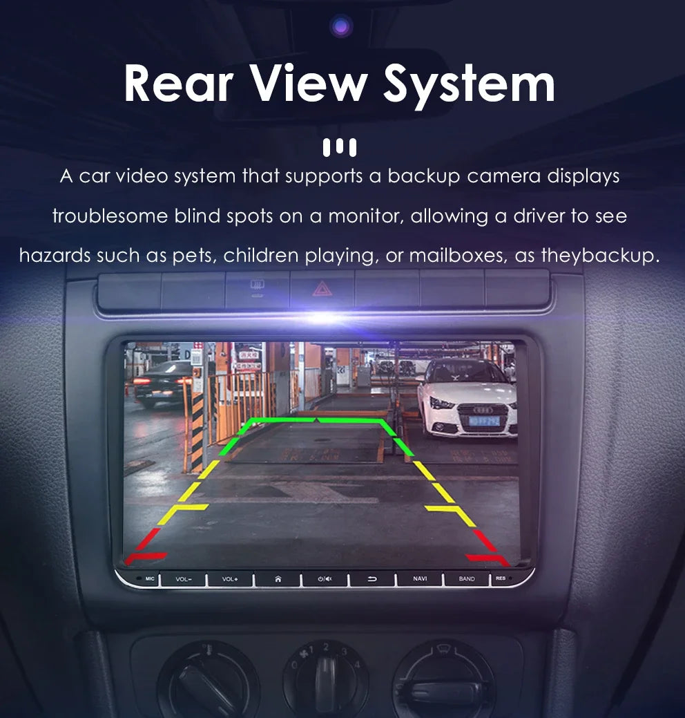 2 Din Carplay Android 14 for Volkswagen VW T5 Passat B6 Golf 6 5 Caddy Polo Touran Jetta Car Radio GPS Multimedia Player RDS BT