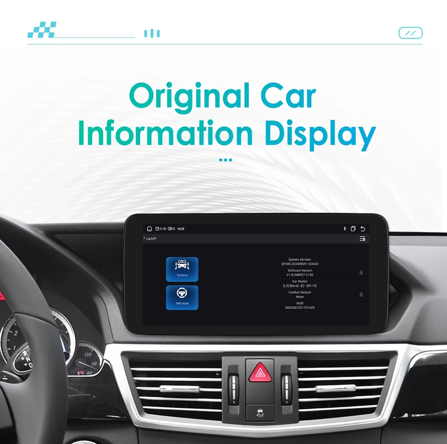 10.25" QLED for Mercedes Benz E-Class W212 E200 E230 E260 E300 S212 2009-2012 NTG 4.0 Carplay Android Car Multimedia Player DSP