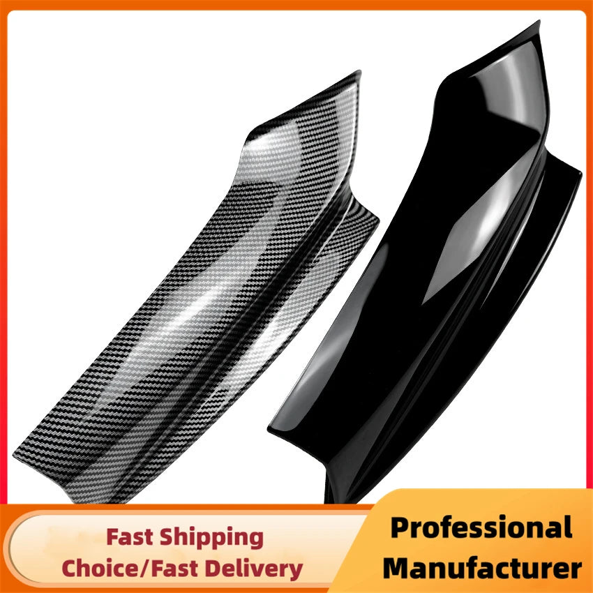 Front Bumper Lip Splitter Spoiler For BMW F10 F11 M Sport 5 Series 520i 530i 2011-2017 1Pair Diffuser Body Kits Tuning