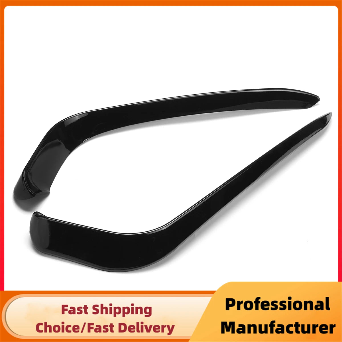 Front Bumper Fog Light Cover Wind Knife Spoiler For VW Passat B8 Variant R Line 2016 2017 2018 2019 1Pair Fog Lamp Eyebrow Trim