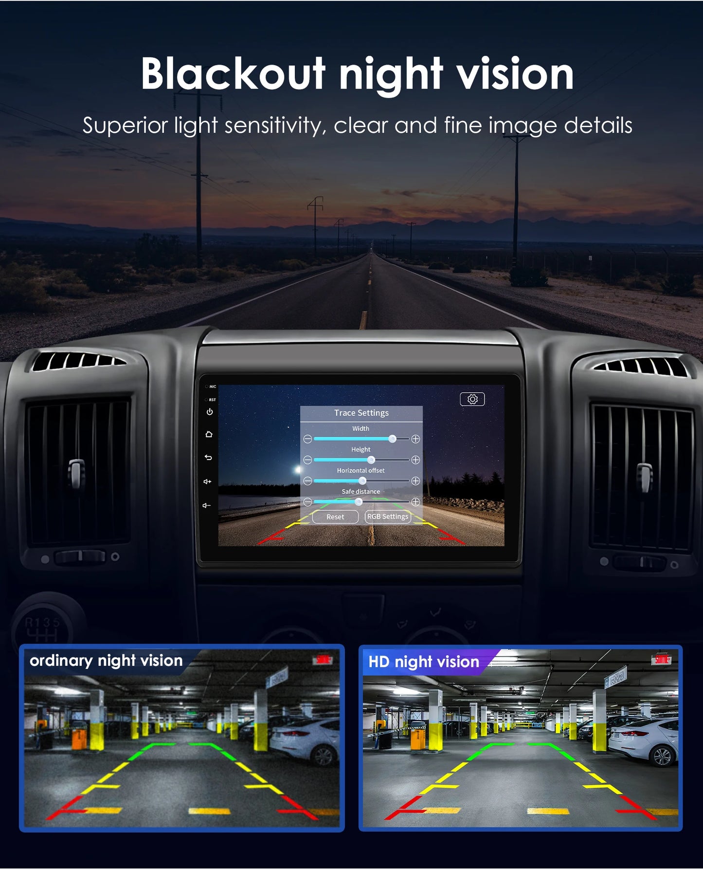 Hizpo 720P 1080P AHD Rear View Camera 140 ° 150 ° 170 ° Wide Angle Waterproof Night Vision Universal Reverse Parking Assistance