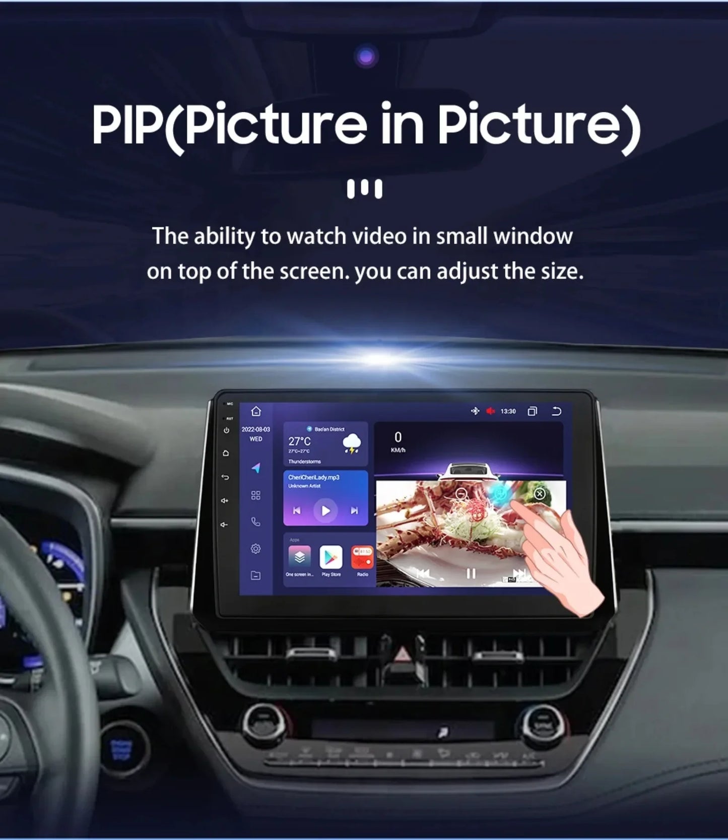Wireless Carplay for Toyota Corolla 12 2018-2021 Android Autoradio 2 Din Car Radio Multimedia Player BT Navigation GPS Stereo 4G